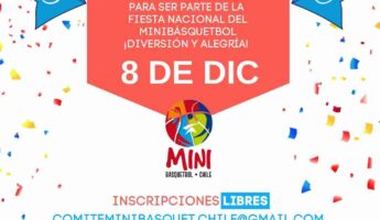 Celebremos una fiesta: Día del Minibasquet Chile